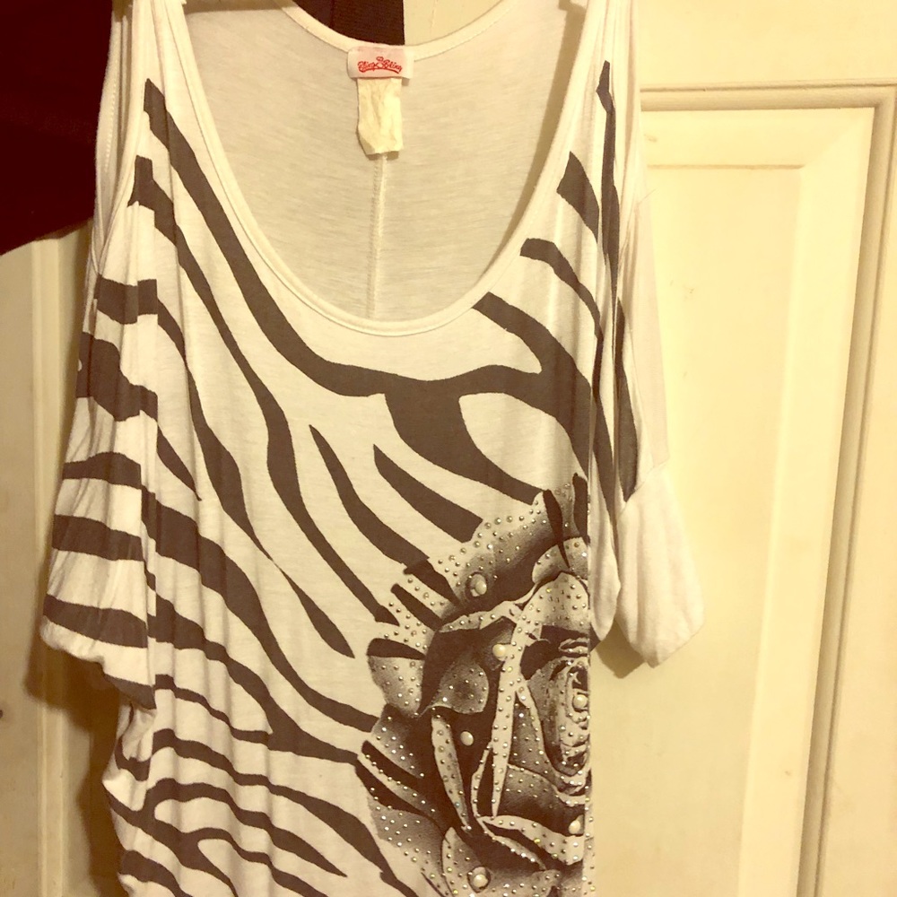 Ladies blouse bling bling